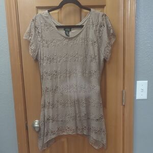 Ford Lace Beige Blouse